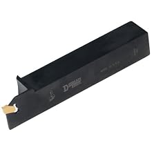 Dorian Tool SGTHR Right Hand Cut-Off Toolholder for Cut-Off SGTN/R/L-2-2,4 Inserts, 4-5/16" Length, 1/2" Shank Size, Square Shank
