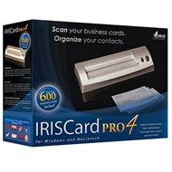 Iris USOA393 IRISCard Pro 4 Business Card Scanner