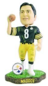 Pittsburgh Steelers Tommy Maddox Game Worn Forever Collectible Bobble Head