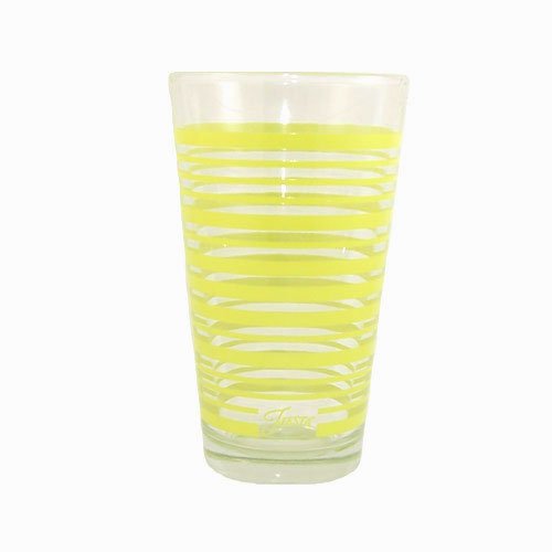 Fiesta Lemongrass Stripe 16-ounce Glass Cooler