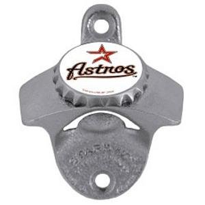 Houston Astros Mountable Steel Bottle Opener