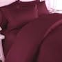 300TC Egyptian Cotton TWIN BURGUNDY SOLID Duvet Cover Set BY MARRIKAS