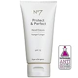 Boots No7 Protect & Perfect Hand Cream SPF 15 2.5 fl oz (75 ml)