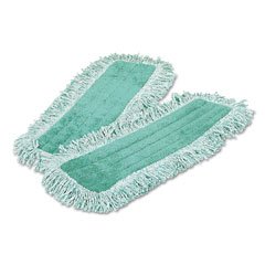 Rubbermaid Q418GN Hygen Microfiber Dust Mop Head, 18