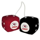 Americans Sport's Kansas City Chiefs Fuzzy Dice