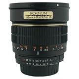 Rokinon 85M-C 85mm F1.4 Aspherical Lens for Canon (Black)