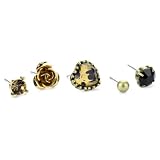 Betsey Johnson Lovely Leopard Mismatch Stud Ea
