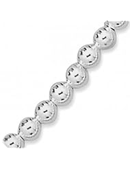 MMA Silver - 30 inch 6mm Sterling Silver Bead Necklace