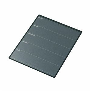 （まとめ）エレコム 爆速効率化ふせんがはさめるマウスパッド（週単位） MP-HSMGN【×5セット】