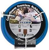 Dramm ColorStorm Premium Rubber Garden Hose 50-Foot by 5/8-Inch Diameter - Blue #17005
