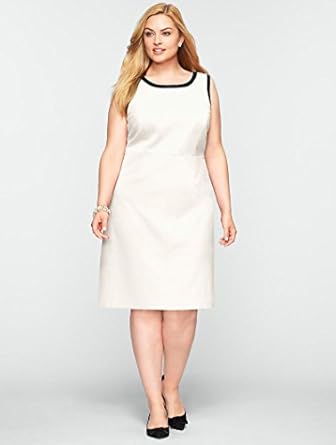 Talbots Women's Faux Leather Trimmed Ponte Dress 12 Ivory at Amazon ... Talbots Women's Faux Leather Trimmed Ponte Dress 12 Ivory at Amazon ...