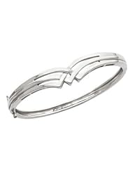 Hinged Bangle Bracelet by US Gems