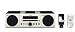 Yamaha MCR140 Hi Fi CD Receiver with Speakers, 2 X 15 W, USB, Airwired and DAB - White