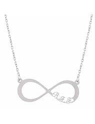 Sterling Silver BFF Infinity Necklace