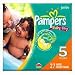 Pampers Baby Dry Diapers Size 5, 27+ lbs, Jumbo 27 ea