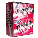 Trident White Cool Bubble Gum, 12 Pieces/ Pack, 12 Ea