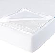 QuickZip Easy Change Zipper Crib Sheet, 1 Zip-On Sheet + 1 Drop-in Base - 100% Cotton, White