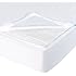 QuickZip Easy Change Zipper Crib Sheet, 1 Zip-On Sheet + 1 Drop-in Base - 100% Cotton, White
