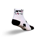 SockGuy Women's 2in Cow Cycling/Running Socks