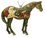 Painted Ponies Wooden Toy Horse Ornament In Tin
