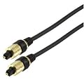 1.0m Optical TOSlink Cable - Professional Quality / 24k Gold Plated / Digital / Audio / Lead /-By HiTech Products