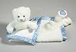 Hugs Blue and White Bear My Banky Crazy Mountain Security Blanket