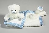 Hugs Blue and White Bear My Banky Crazy Mountain Security Blanket