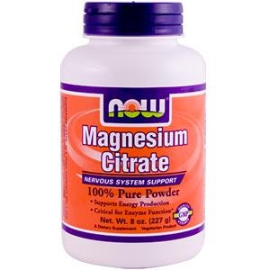 Now Foods, Magnesium Citrate, 100% Pure Powder, 8 oz (227 g)