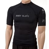 31I8CLypVEL. SL160  Body Glove short sleeve mens 540 rashguard shirt Mens L Black