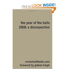 The Year Of The Balls 2008: A Disrespective