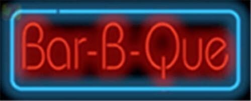 New Bar-B-Que BBQ Barbeque Shop Neon Light Sign Display Beer Bar Pub Store Club Garrag Dealers Windows Garage Wall Sign 17w"x 14"h