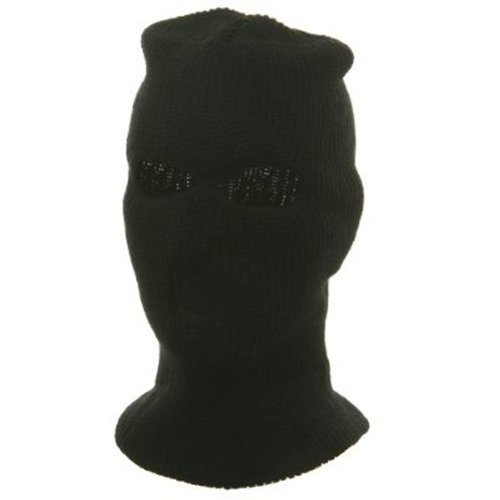 Ski Mask Tri Hole - Black W11S14D