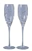 Hortense B. Hewitt Wedding Accessories Gold Swirl Champagne Toasting Flutes, Set of 2