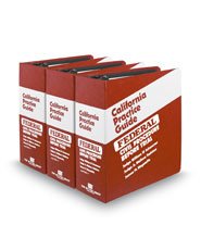 Federal Civil Procedure Before Trial (The Rutter Group California Practice Guide), 2004-2011