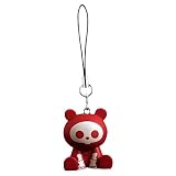 Skelanimals ChungKee (Panda) Red Mobile Phone Charm