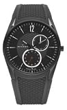 Skagen Titanium Silicone Collection Black Carbon Fiber Dial Men's Watch #435XXLTBRB