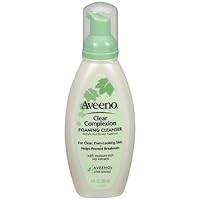 Aveeno Clear Complexion Foaming Cleanser, 6-Ounce Bottles