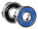 Bones Bearings Swiss 6-Ball  Skate Bearings (8mm, 20-Pack)