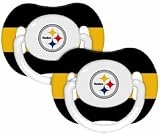 Pittsburgh Steelers Pacifiers 2 Pack Safe BPA Free