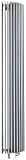 Schulte H6436180 04 Design Heizk&ouml;rper London Corner mit Mittelanschluss, H1800 x B360 mm, 1454 Watt, Stahl Pulver beschichtet, wei&szlig;