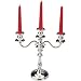 Candleholder Silver Plated 3 Candle – stylish silver plated holder for your table