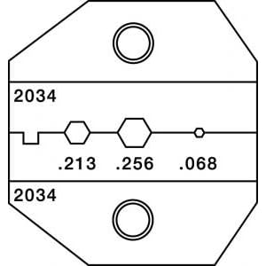 Paladin Tools 2034 BNC TNC RG58 59 62AU Die For CrimpALL 8000 and 1300 Series by Paladin Tools