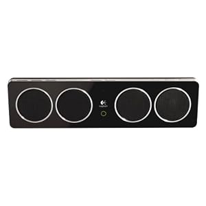 Logitech Pure FI Mobile (Speaker mit Bluetooth, USB und 3,5mm Schnittstellen) schwarz