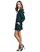 ROMWE Women's Round Neck Long Sleeve Casual Shift Work Wear Dress