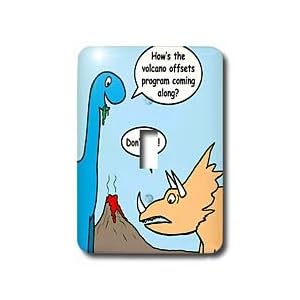 Rich Diesslins Funny General - Editorial Cartoons - Dinosaur Failed Volcano Offsets... by 