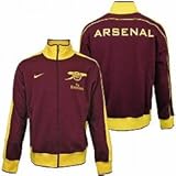 ナイキ アーセナル N98 トラックジャケット レッドカレント×ゴールド インポートXL