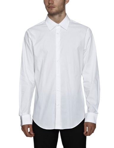 ESPRIT N34954 Herren Hemden/ Business, Gr. 41/ 42 (L), weiss (white 100) Preisvergleich
