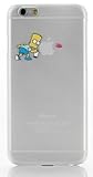 シンプソンズ iphone6(4.7インチ） ケース アップル クリアケース バート　いたずら