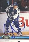 Scott Thornton, Toronto Maple Leafs, 1991 Stadium Club Autographed Card
