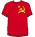 SOVIET RUSSIA (chest print) Communism Hammer Sickle Red Adult T-shirt Tee Shirt